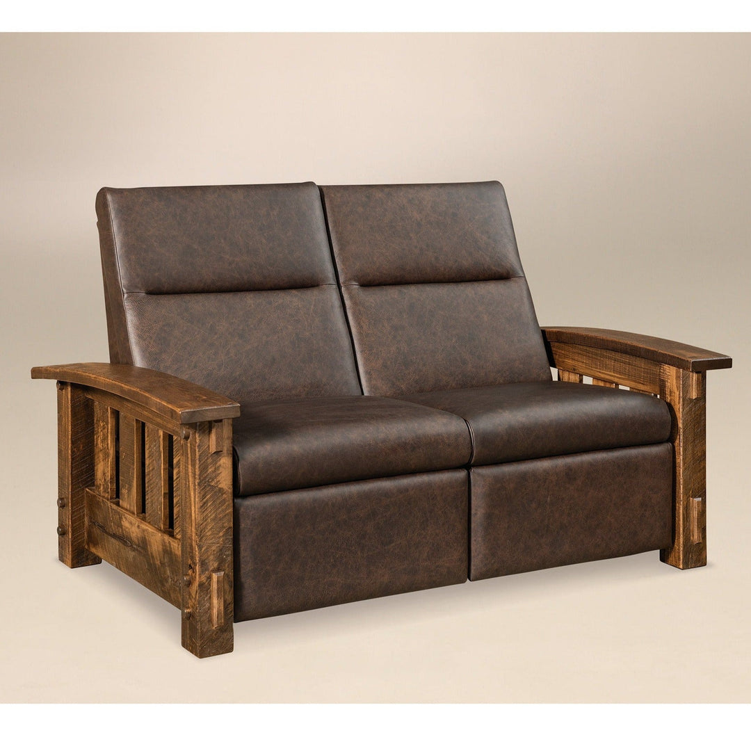 QW Amish Houston Reclining Loveseat