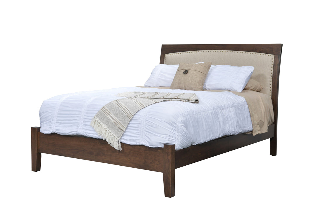 QW Amish Kingston Fabric Panel Bed