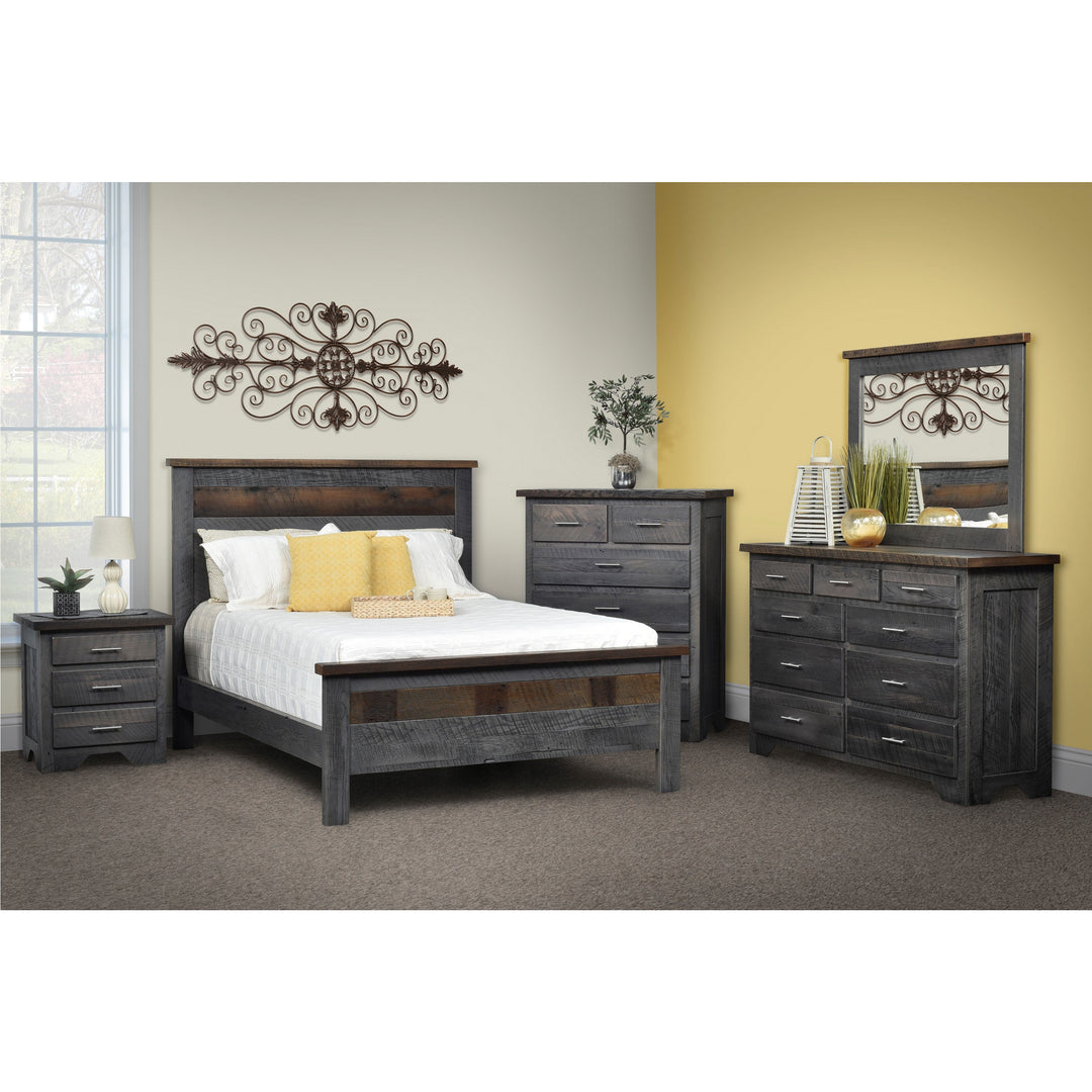 QW Amish London Fog Reclaimed Barnwood 5pc Set