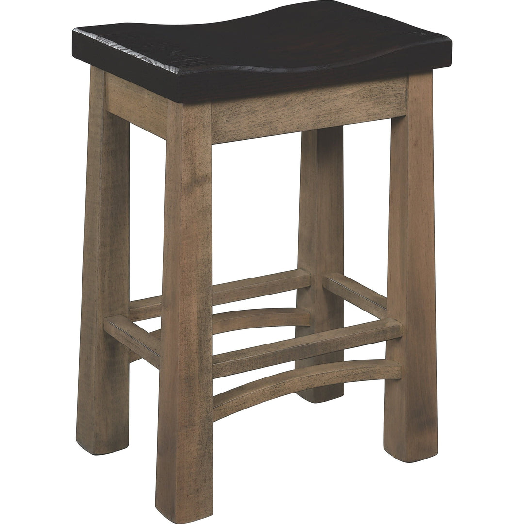 QW Amish Madison Saddle Stool