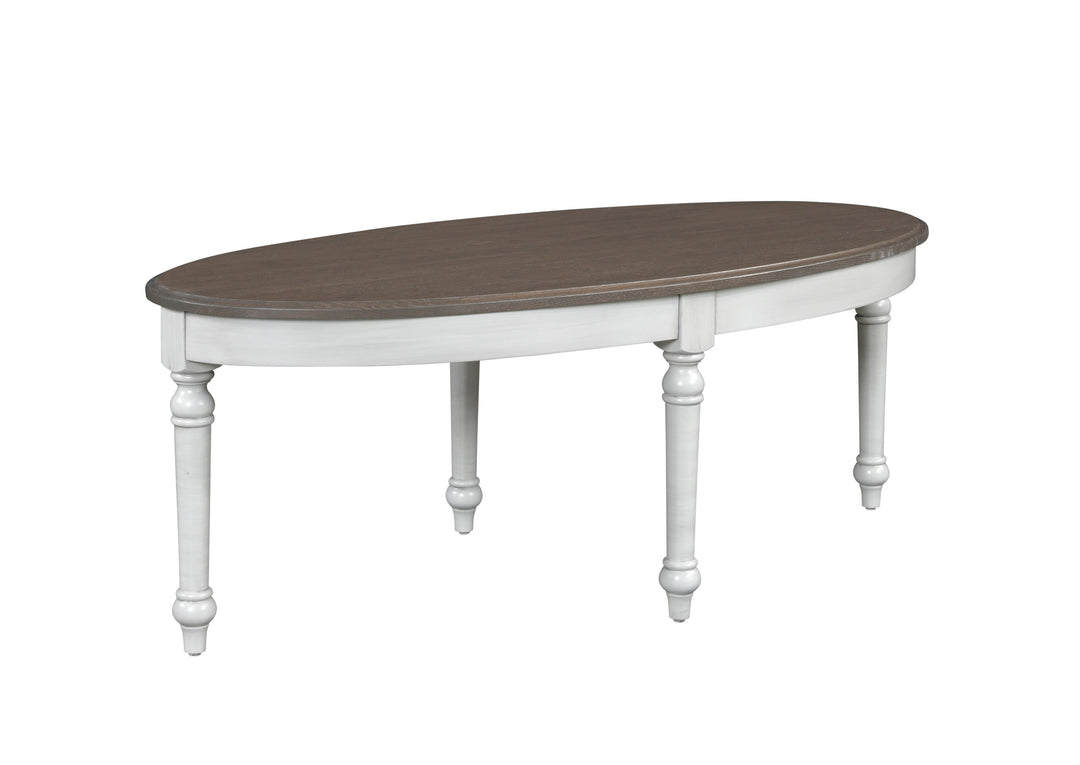 QW Amish Magnolia Oval Coffee Table