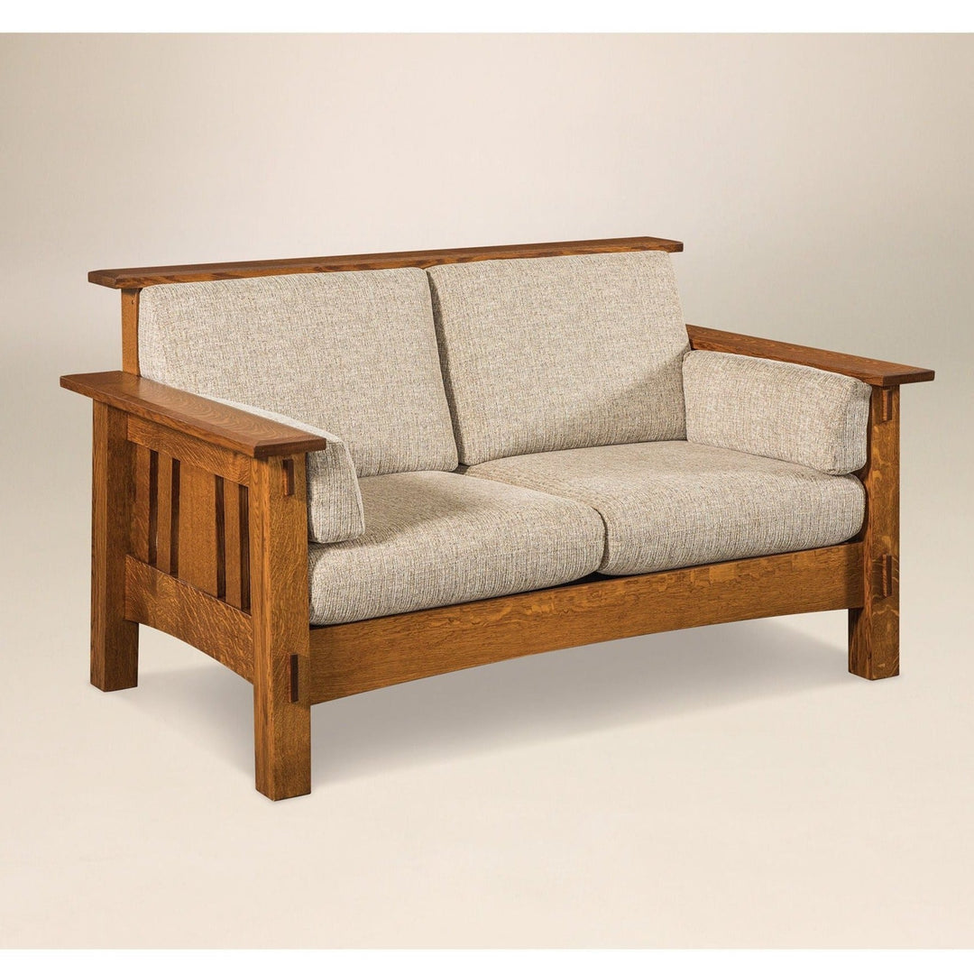 QW Amish McCoy Stationary Loveseat