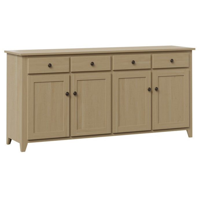 QW Amish Shaker 4 Door Buffet