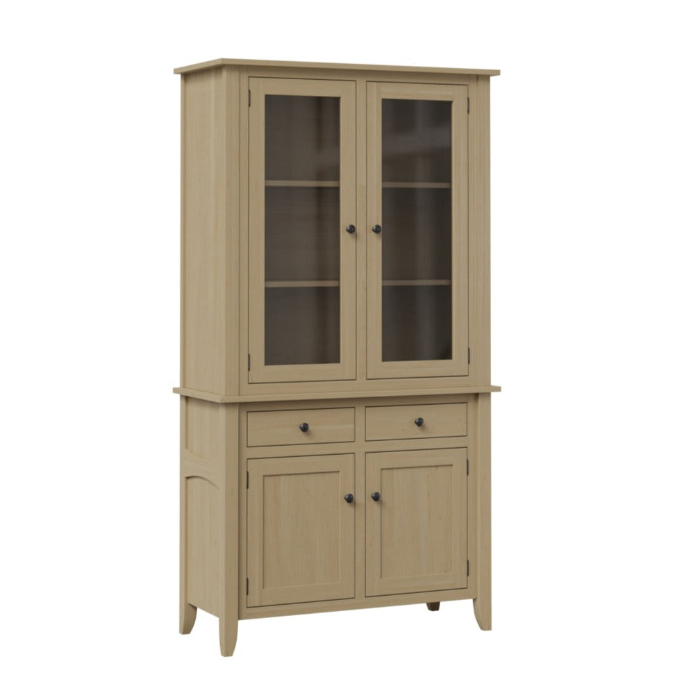 QW Amish Sierra 2 Door Hutch & Buffet