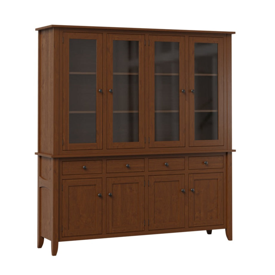 QW Amish Sierra 4 Door Hutch & Buffet