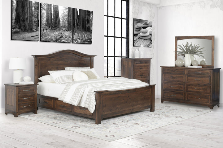 QW Amish Teton 5pc Set w/ Storage Bed