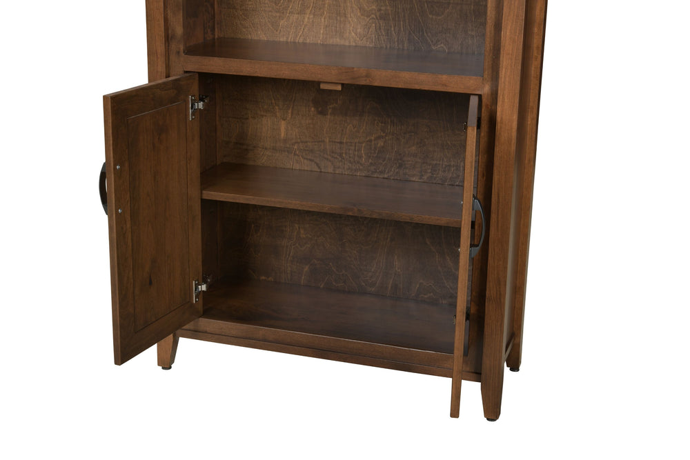 QW Amish Ventura Bookcase w/ Doors 36"x72"