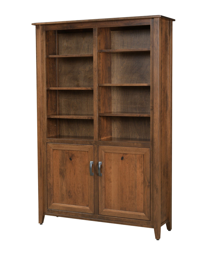 QW Amish Ventura Bookcase w/ Doors 48"x72"