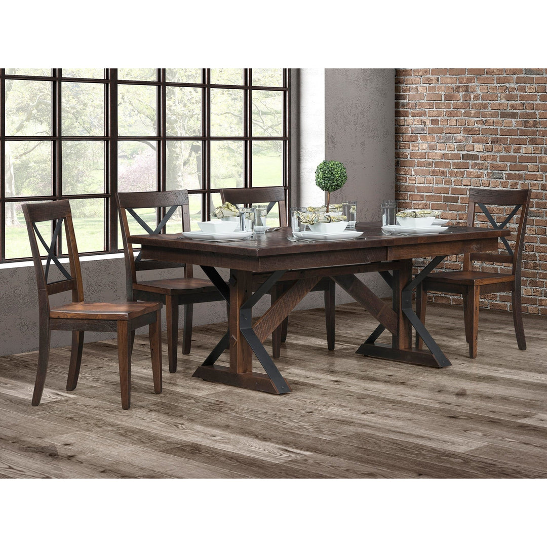 QW Amish Wellington Reclaimed Barnwood 7pc Set