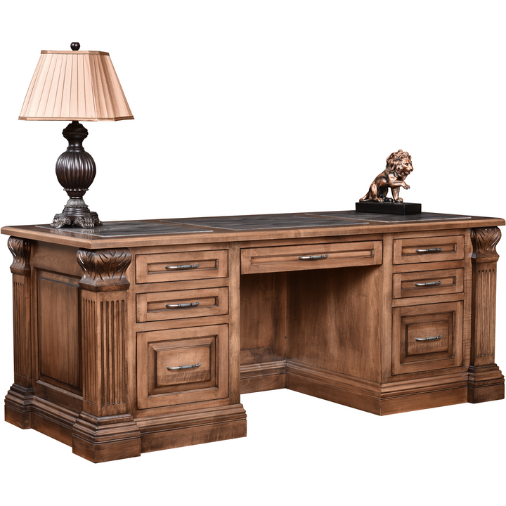 QW Amish Montereau Office 78" Executive Desk