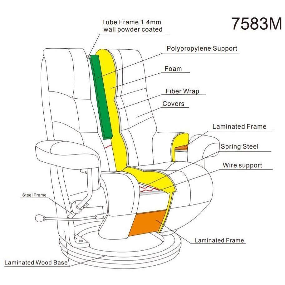 Benchmaster Furniture Valencia II Recliner