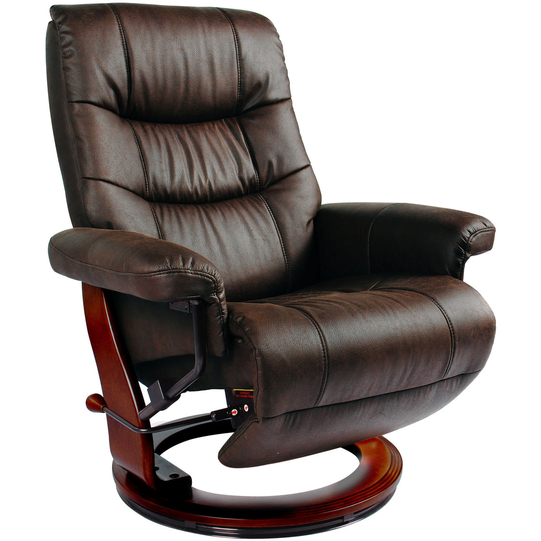 Benchmaster Furniture Valencia II Recliner 7583M-Dark Brown