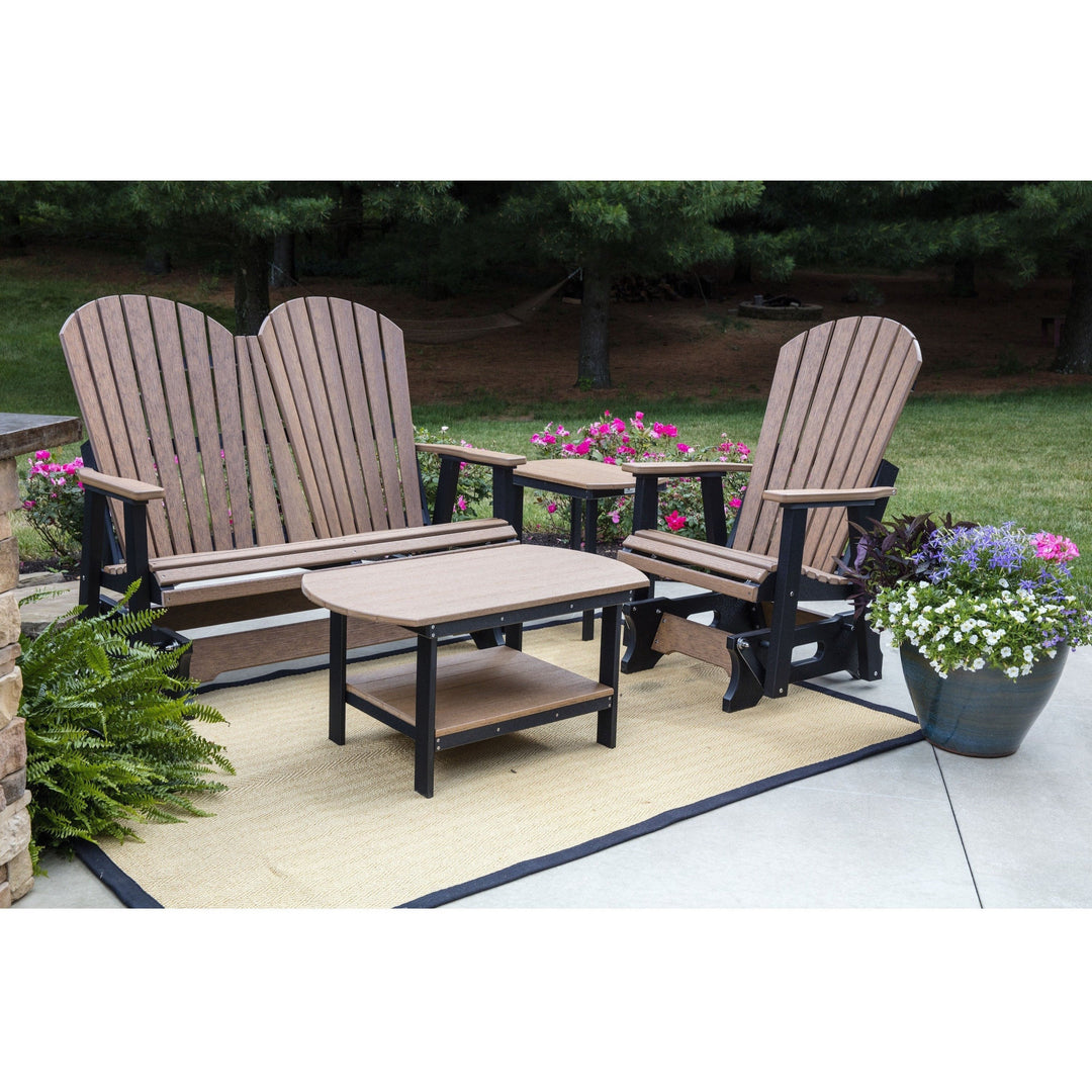 Berlin Gardens Comfo Back Double Adirondack Glider BGPCTG4800