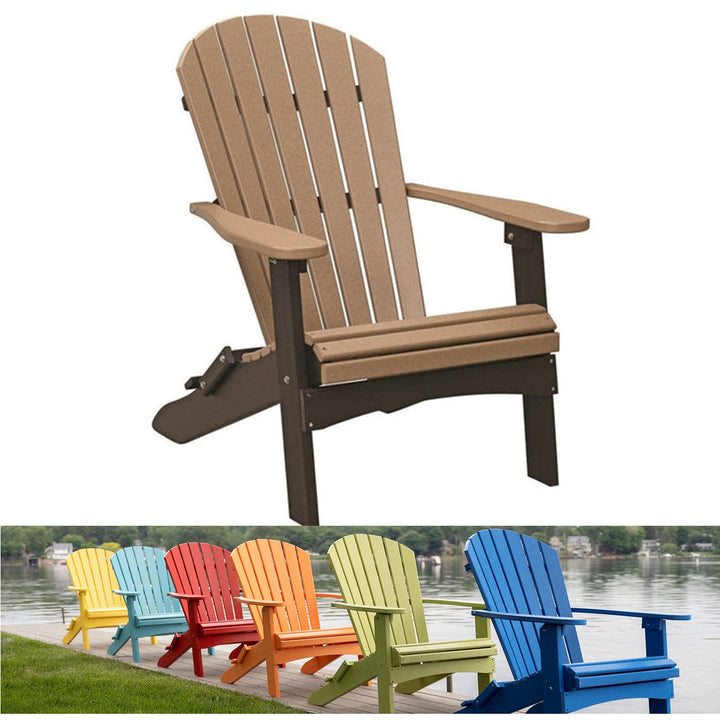 Berlin Gardens Comfo Back Folding Adirondack Chair