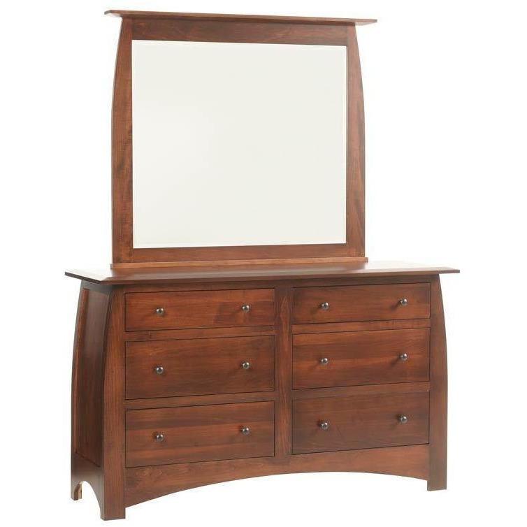 Millcraft Bourdeaux Low Dresser w/ Mirror