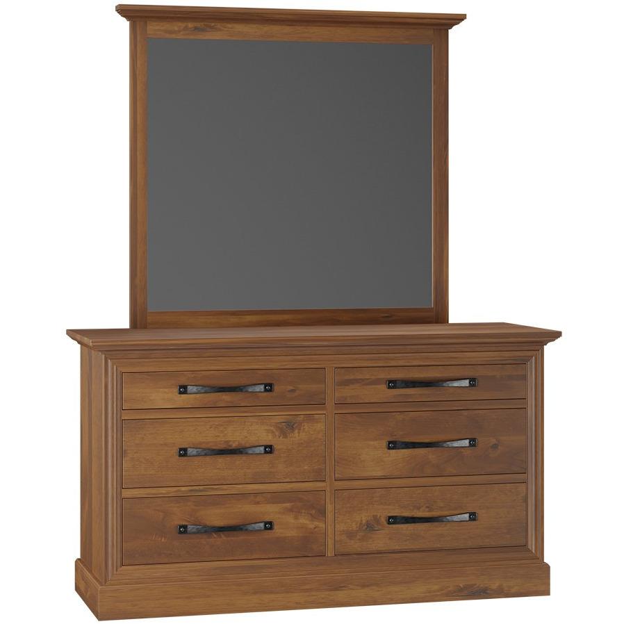 Millcraft Cades Cove Low Dresser w/ Optional Mirror