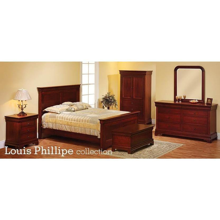 Millcraft Louis Phillipe 3 Drawer Nightstand