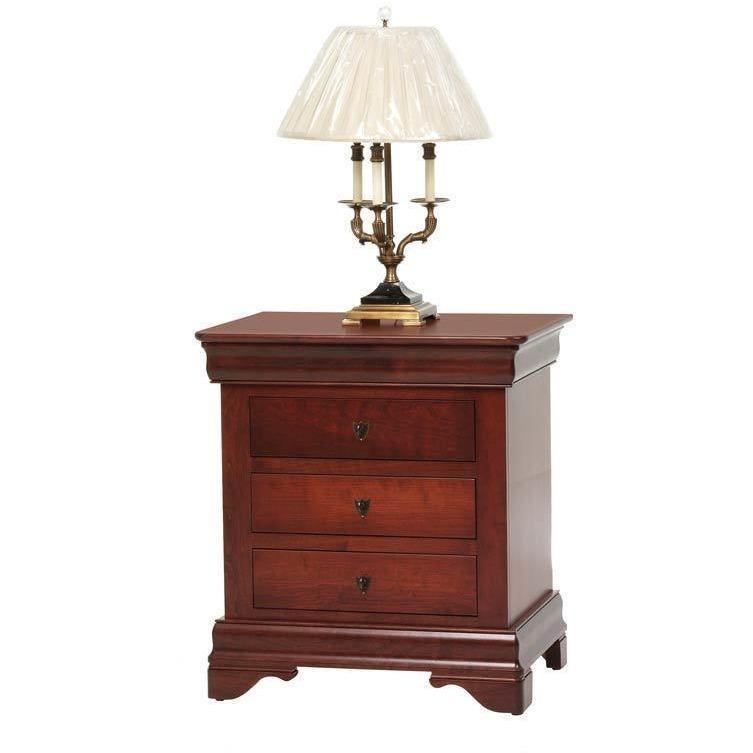 Millcraft Louis Phillipe 3 Drawer Nightstand