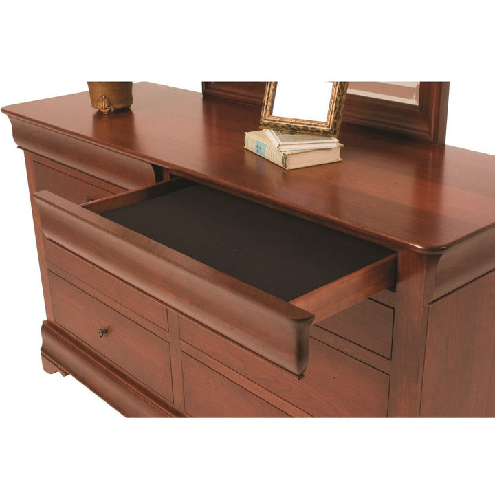 Millcraft Louis Phillipe High Dresser w/ Mirror