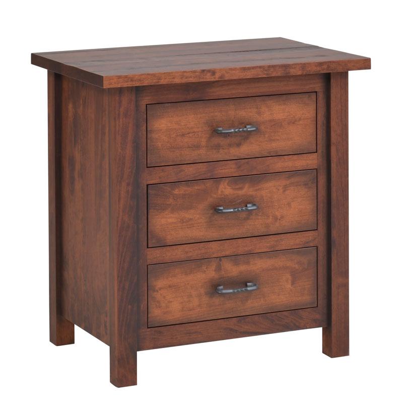 Millcraft Mountain Lodge 3 Drawer Nightstand