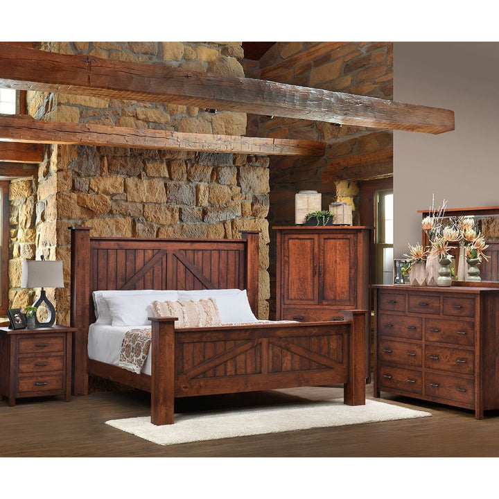 Millcraft Mountain Lodge 3 Drawer Nightstand