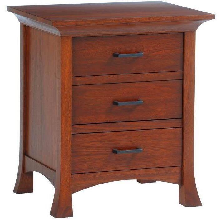 Millcraft Oasis 3 Drawer Nightstand