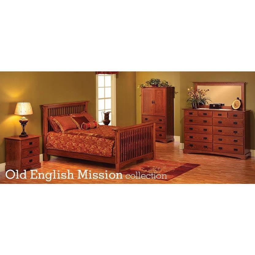 Millcraft Old English Slat Mission Bed