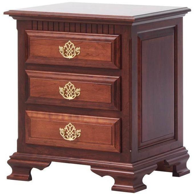 Millcraft Victoria's 3 Drawer Nightstand