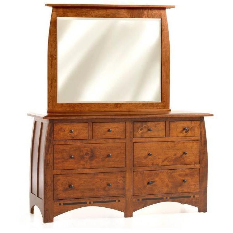 Millcraft Vineyard Low Dresser w/ Mirror