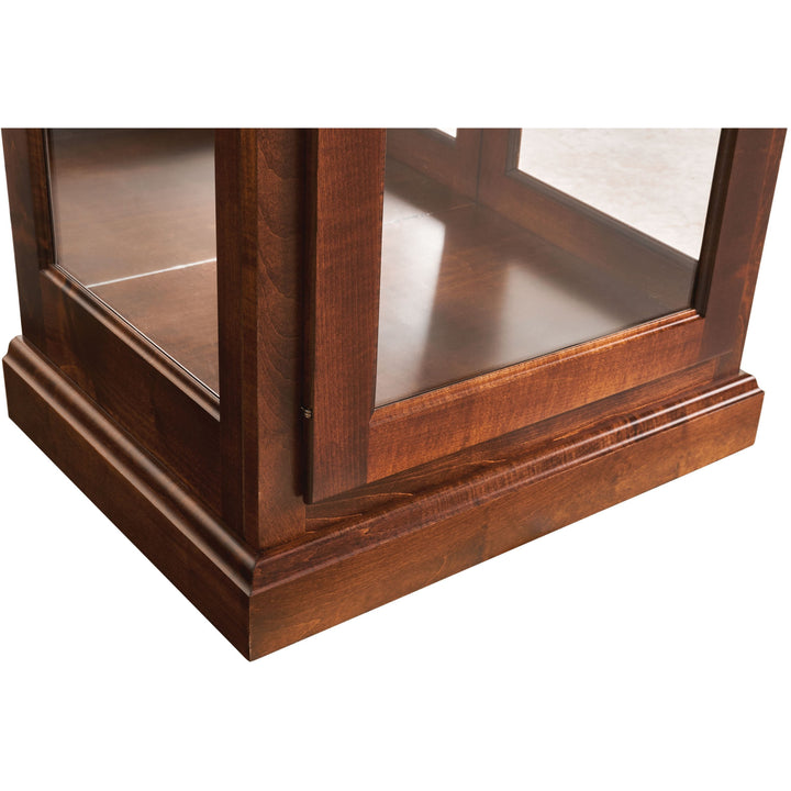 QW Amish 1 Door Traditional Curio