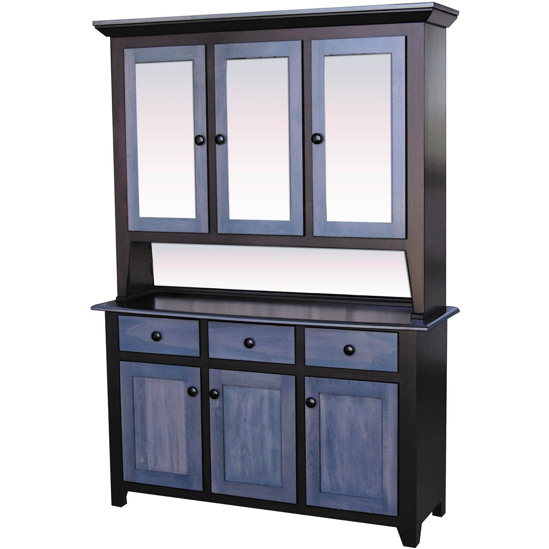 QW Amish 3 Door Classic Shaker Hutch