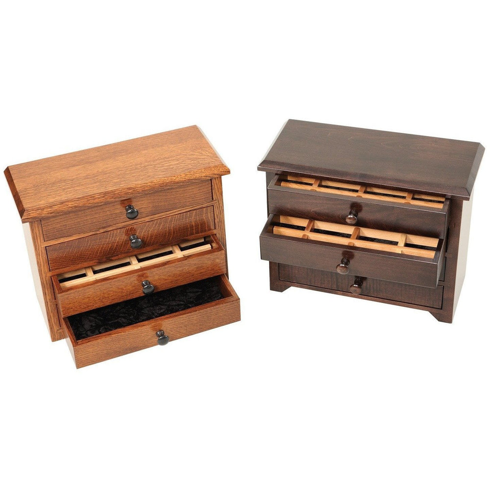 QW Amish 4 Drawer Shaker Jewelry Box