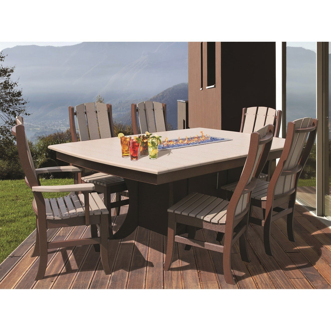 QW Amish 7pc Paradise Fire Table Set OPST-PARADISE4472-7SET