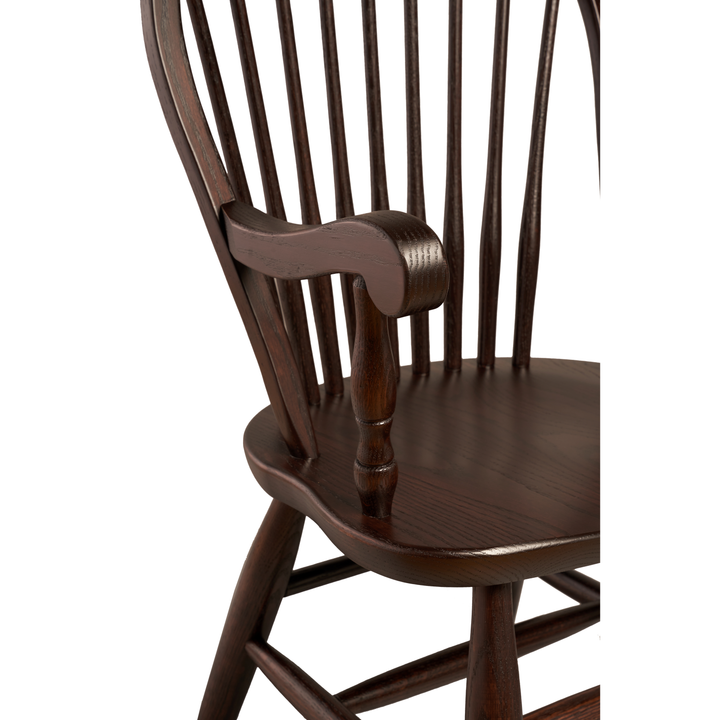 QW Amish 9 Spindle Arm Chair