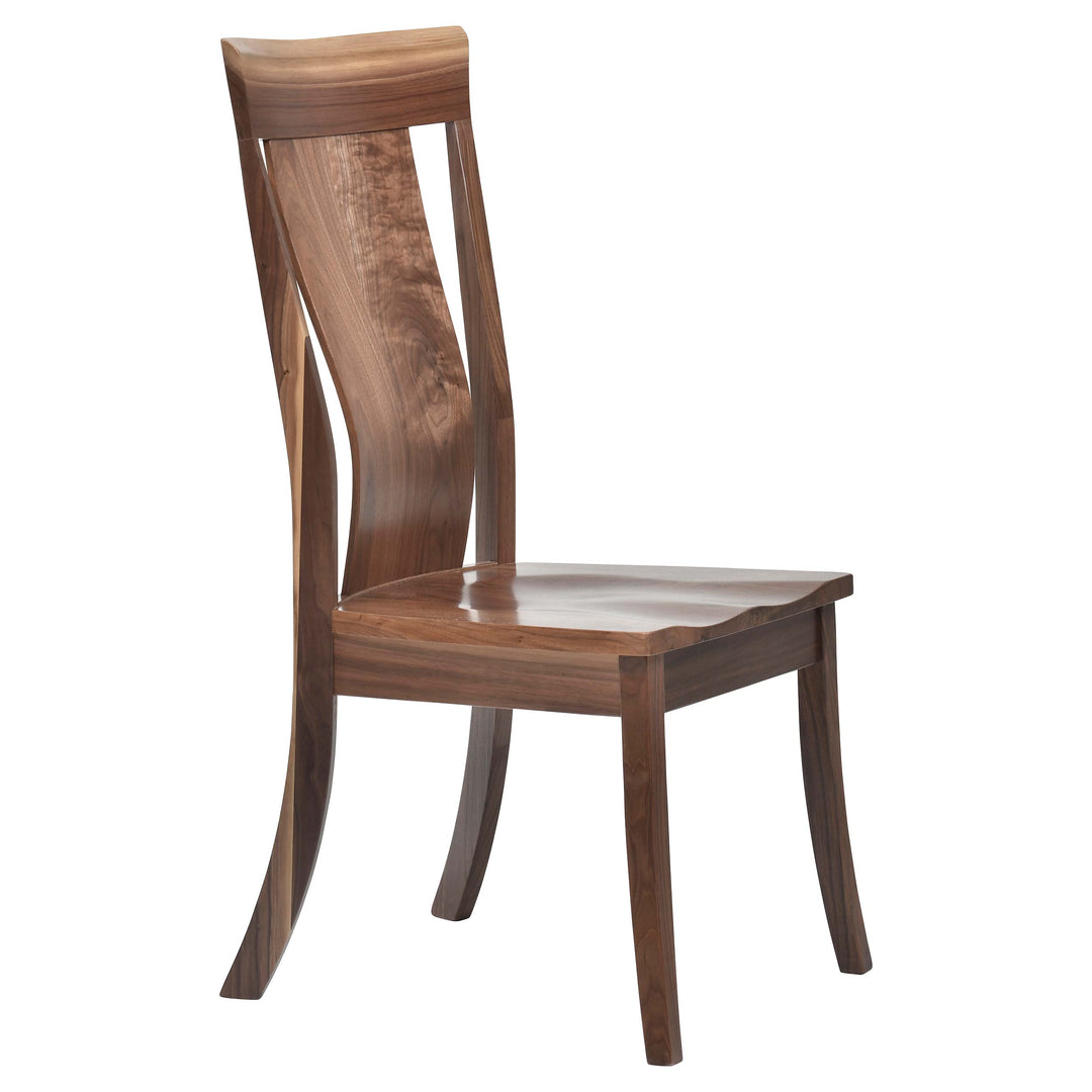 QW Amish Adena Live Edge Side Chair