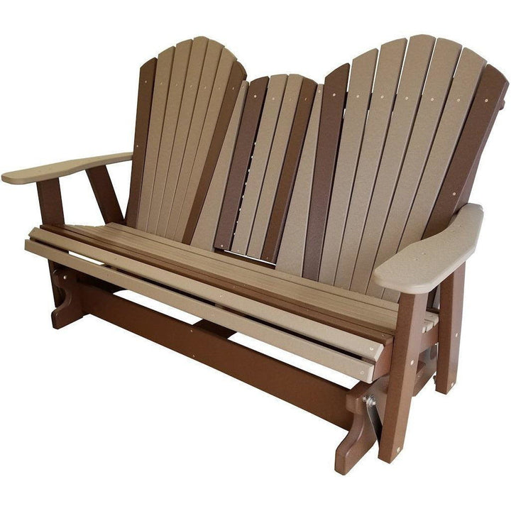 QW Amish Adirondack 5ft Glider with Folding Tray LPRL-AHBGS6000