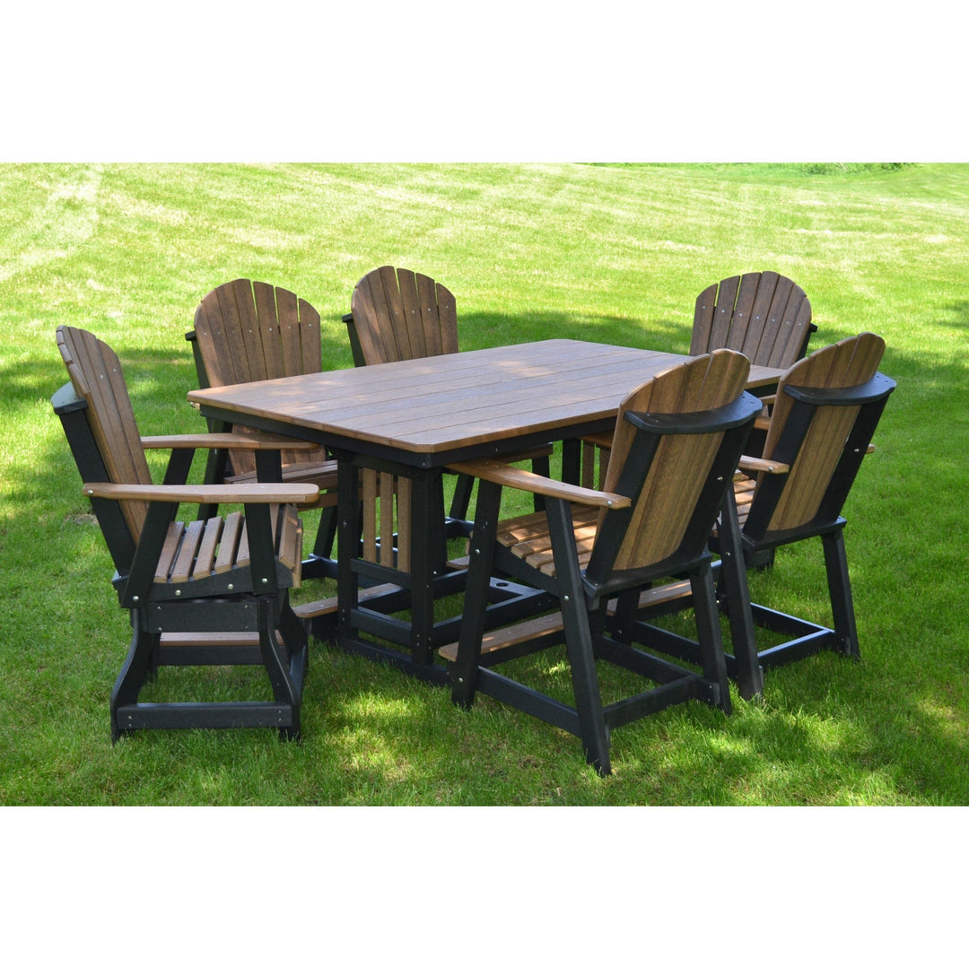 QW Amish Adirondack 7pc Counter Set