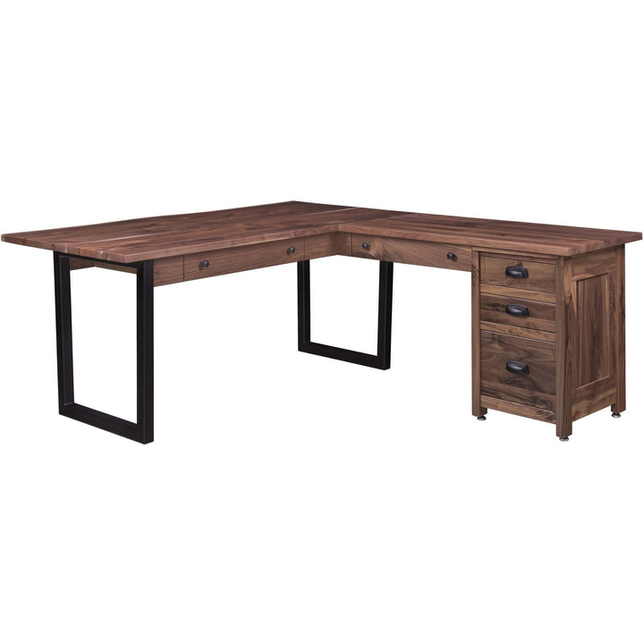 QW Amish Adona L-Shape Desk