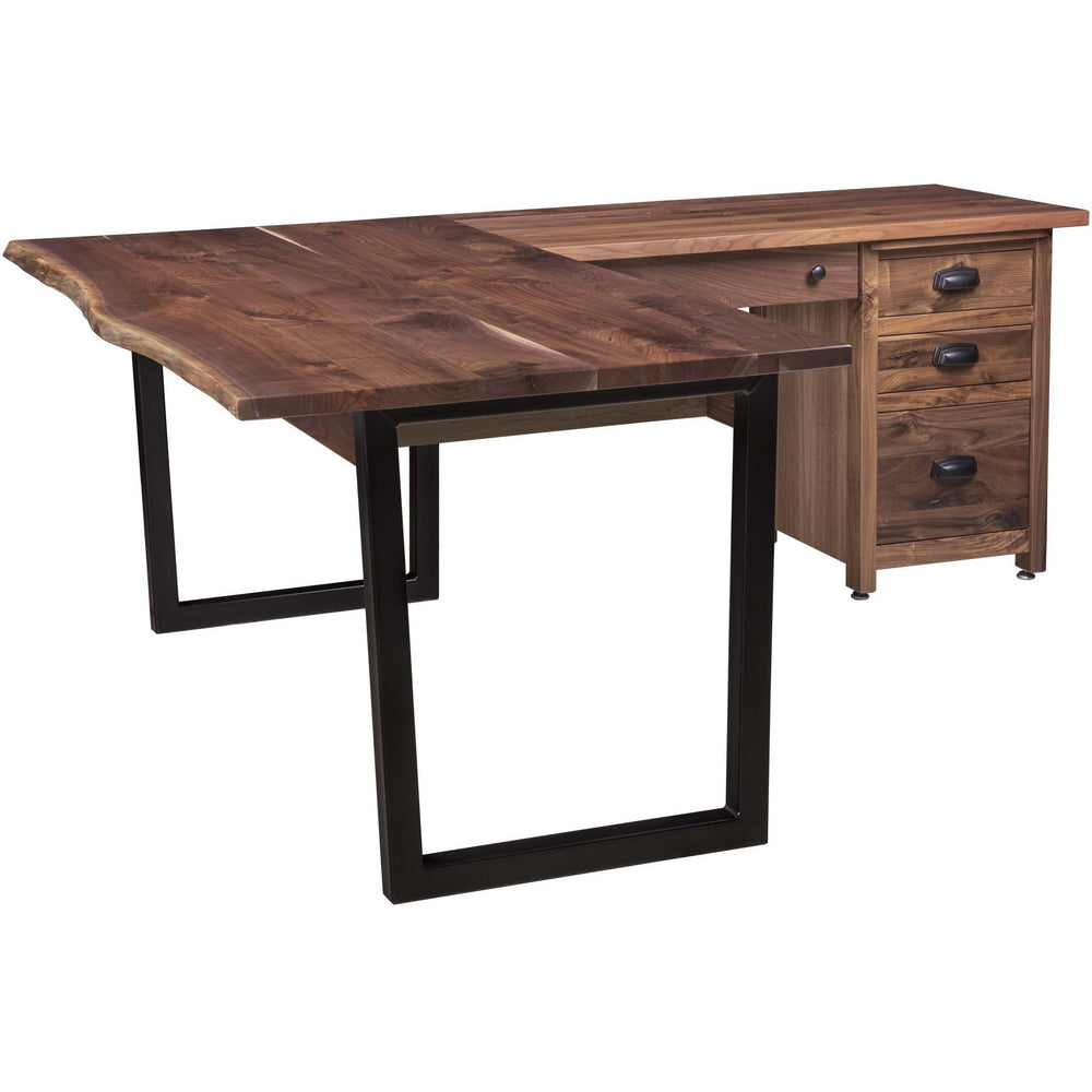 QW Amish Adona L-Shape Desk