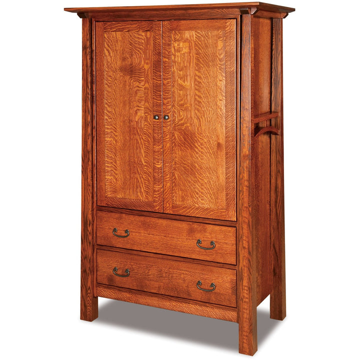 QW Amish Artesa 2 Drawer Armoire