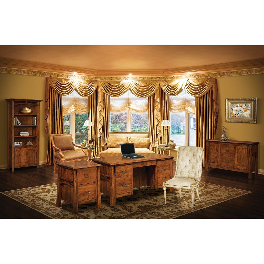 QW Amish Artesa Credenza & Hutch