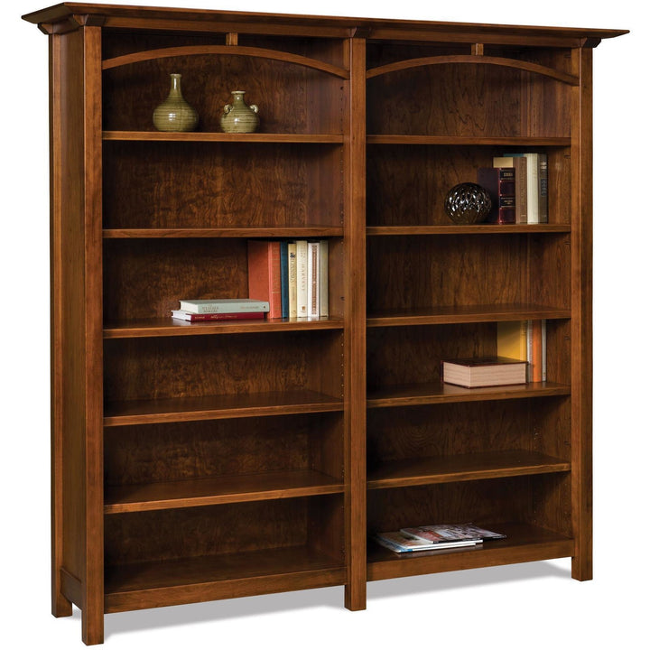 QW Amish Artesa Double Bookcase