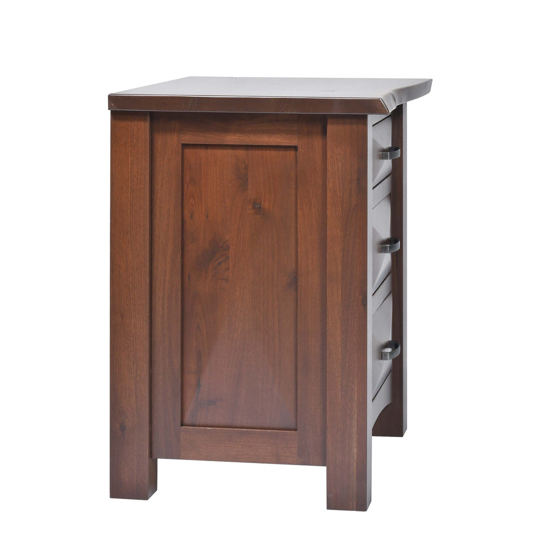 QW Amish Atley Live Edge Nightstand