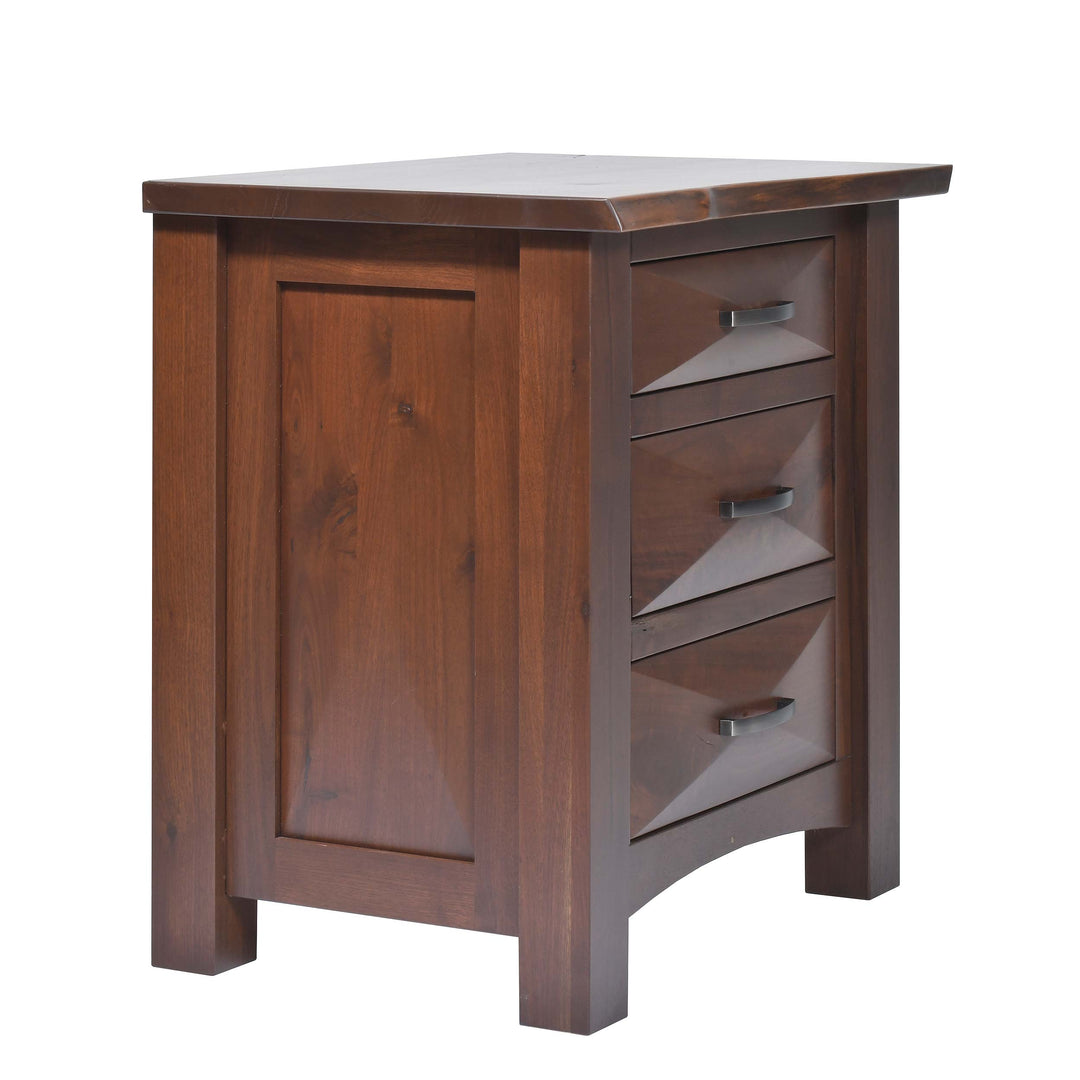 QW Amish Atley Live Edge Nightstand