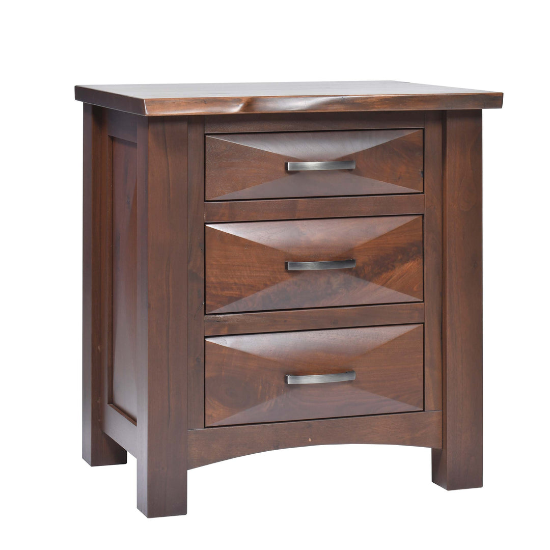 QW Amish Atley Live Edge Nightstand