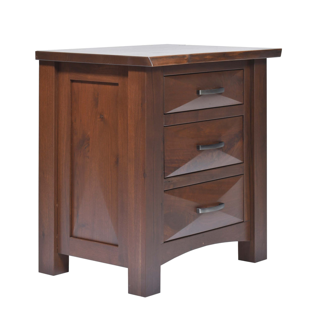 QW Amish Atley Live Edge Nightstand