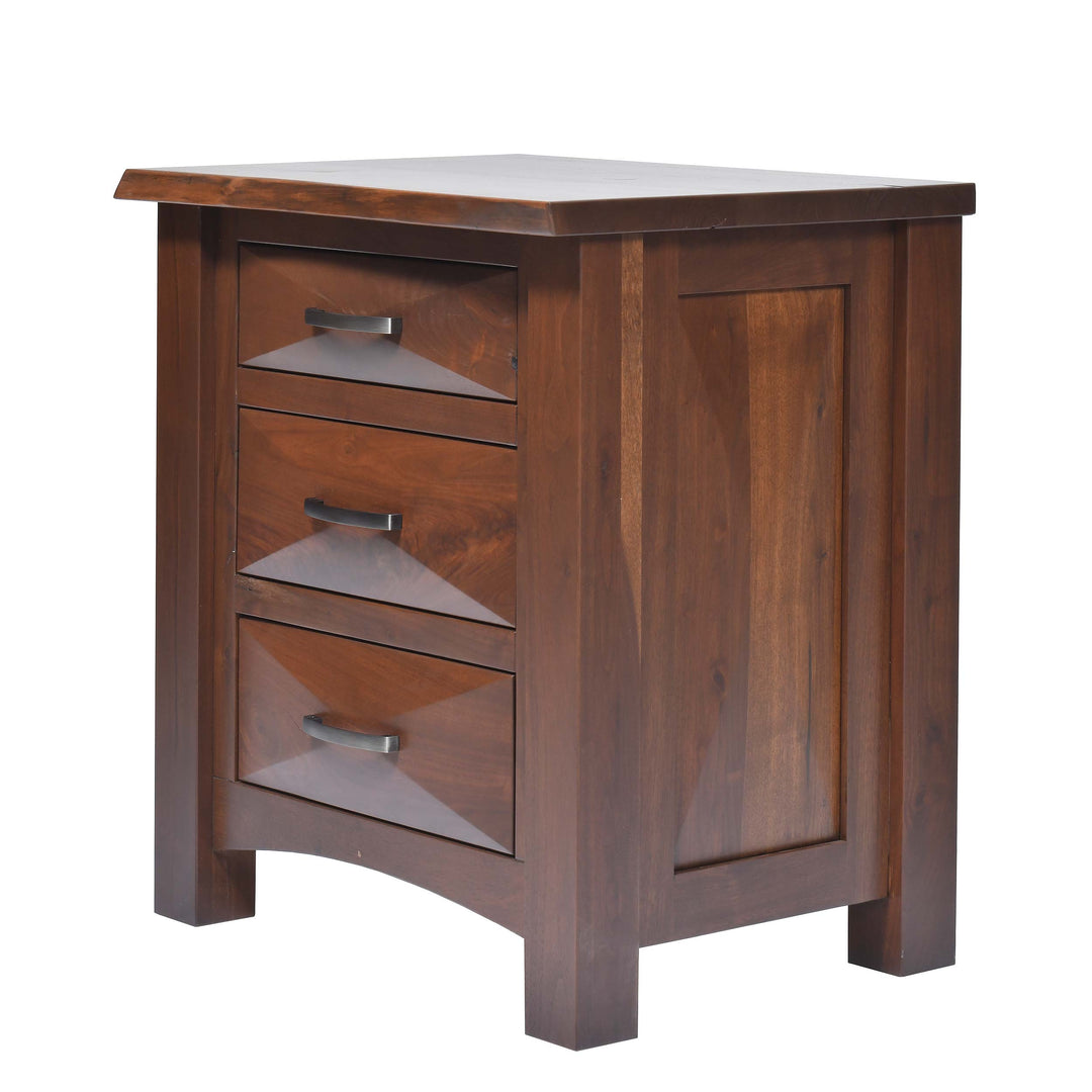 QW Amish Atley Live Edge Nightstand