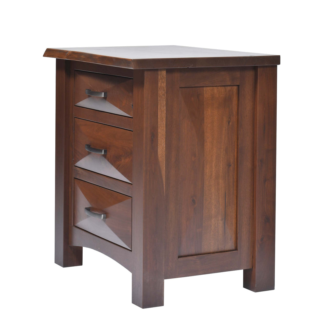 QW Amish Atley Live Edge Nightstand