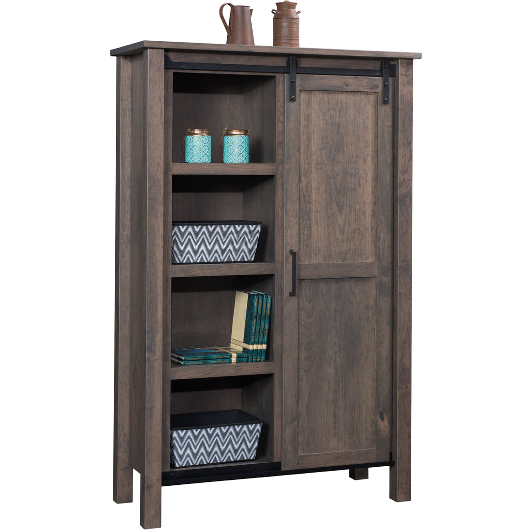 QW Amish Barn Door Cabinet