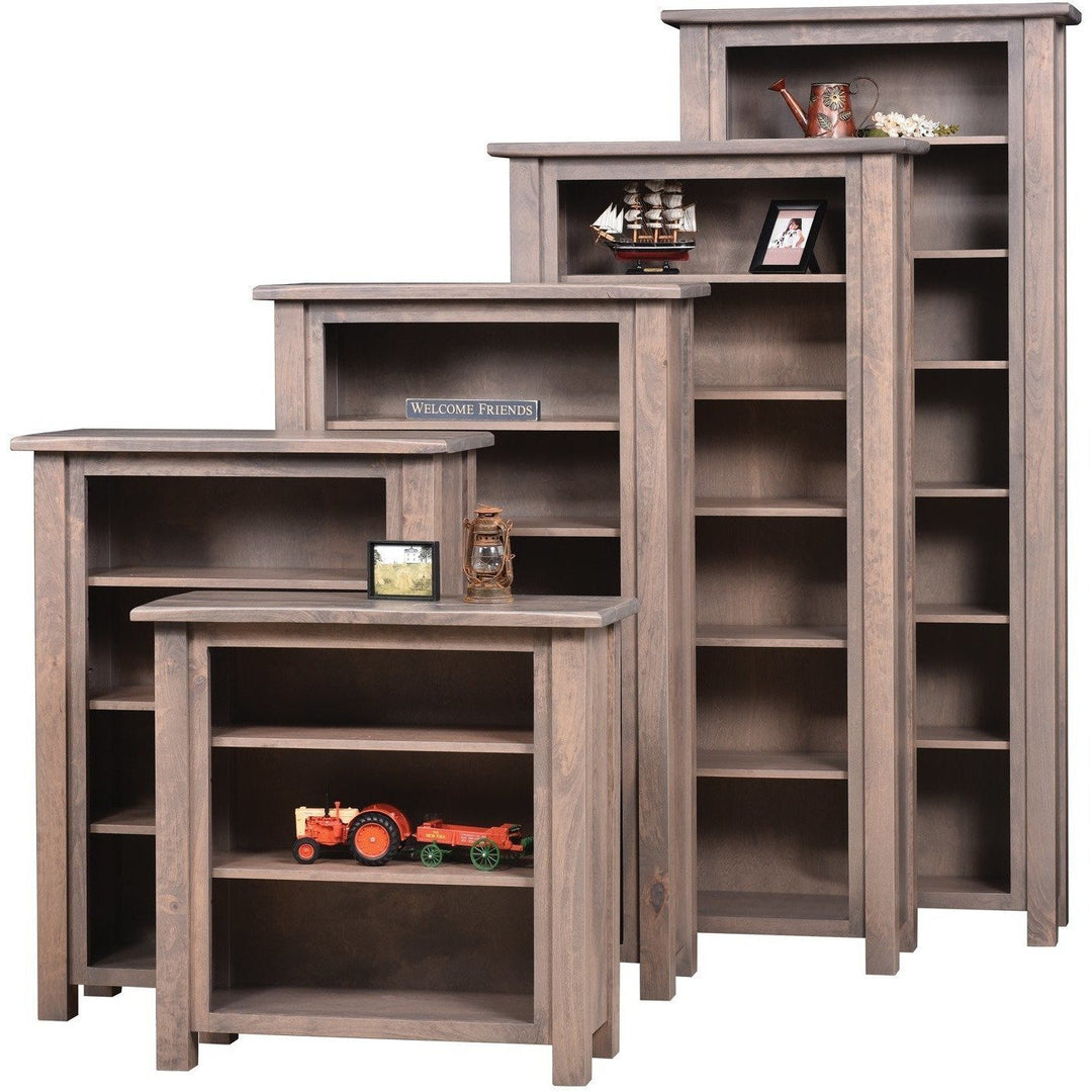 QW Amish Barn Floor Style Bookcase 36"W